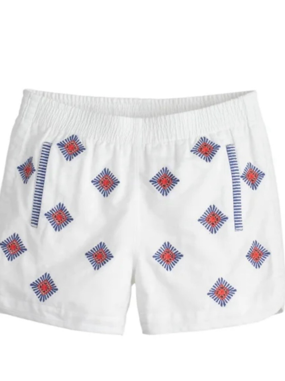 ⚡️J. Crew Embroidered Pull-On Shorts - 100% Cotton